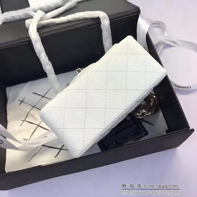 香奈兒CHANEL 升級版A1115全新經典小羊皮金銀鏈條單肩斜挎包 DSC1790